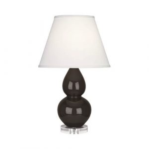 Настольная лампа Robert Abbey Double Gourd 13" Table Lamp Coffee/Lucite