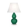 Настольная лампа Robert Abbey Double Gourd 13" Table Lamp Emerald/Lucite