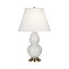 Настольная лампа Robert Abbey Double Gourd 13" Table Lamp Lily/Antique Brass