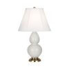 Настольная лампа Robert Abbey Double Gourd 13" Table Lamp Lily/Antique Brass