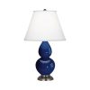 Настольная лампа Robert Abbey Double Gourd 13" Table Lamp Marine/Antique Silver