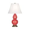 Настольная лампа Robert Abbey Double Gourd 13" Table Lamp Melon/Antique Brass