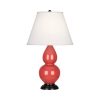 Настольная лампа Robert Abbey Double Gourd 13" Table Lamp Melon/Bronze