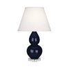 Настольная лампа Robert Abbey Double Gourd 13" Table Lamp Midnight Blue/Lucite
