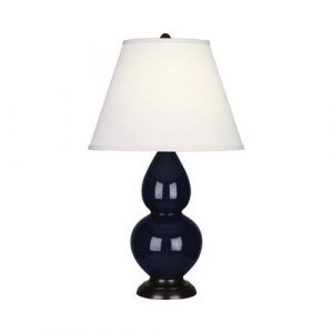 Настольная лампа Robert Abbey Double Gourd 13" Table Lamp Midnight/Bronze