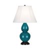 Настольная лампа Robert Abbey Double Gourd 13" Table Lamp Peacock/Bronze