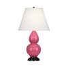Настольная лампа Robert Abbey Double Gourd 13" Table Lamp Pink/Bronze