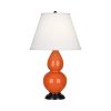 Настольная лампа Robert Abbey Double Gourd 13" Table Lamp Pumpkin/Bronze