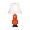 Настольная лампа Robert Abbey Double Gourd 13" Table Lamp Pumpkin/Bronze