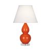 Настольная лампа Robert Abbey Double Gourd 13" Table Lamp Pumpkin/Lucite