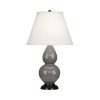 Настольная лампа Robert Abbey Double Gourd 13" Table Lamp Smokey Taupe/Bronze
