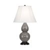 Настольная лампа Robert Abbey Double Gourd 13" Table Lamp Smokey Taupe/Bronze