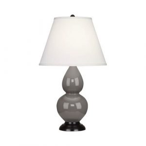 Настольная лампа Robert Abbey Double Gourd 13" Table Lamp Smokey Taupe/Bronze