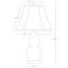 Настольная лампа Robert Abbey Double Gourd 13" Table Lamp Sunset/Lucite