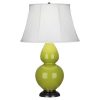 Настольная лампа Robert Abbey Double Gourd 19" Table Lamp Apple/Bronze