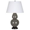 Настольная лампа Robert Abbey Double Gourd 19" Table Lamp Ash/Bronze