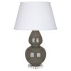 Настольная лампа Robert Abbey Double Gourd 19" Table Lamp Ash/Lucite