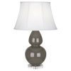 Настольная лампа Robert Abbey Double Gourd 19" Table Lamp Ash/Lucite