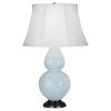 Настольная лампа Robert Abbey Double Gourd 19" Table Lamp Baby Blue/Bronze