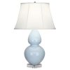 Настольная лампа Robert Abbey Double Gourd 19" Table Lamp Baby Blue/Lucite