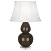Настольная лампа Robert Abbey Double Gourd 19" Table Lamp Brown Tea/Lucite