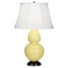Настольная лампа Robert Abbey Double Gourd 19" Table Lamp Butter/Bronze