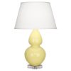 Настольная лампа Robert Abbey Double Gourd 19" Table Lamp Butter/Lucite