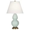 Настольная лампа Robert Abbey Double Gourd 19" Table Lamp Celadon/Antique Brass