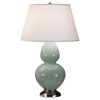 Настольная лампа Robert Abbey Double Gourd 19" Table Lamp Celadon/Antique Silver