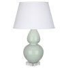 Настольная лампа Robert Abbey Double Gourd 19" Table Lamp Celadon/Lucite