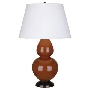 Настольная лампа Robert Abbey Double Gourd 19" Table Lamp Cinnamon/Bronze