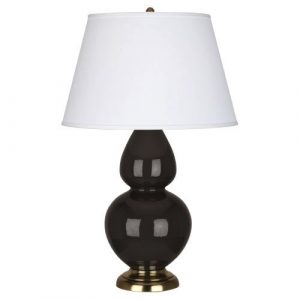 Настольная лампа Robert Abbey Double Gourd 19" Table Lamp Coffee/Antique Brass