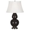 Настольная лампа Robert Abbey Double Gourd 19" Table Lamp Coffee/Antique Silver