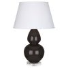 Настольная лампа Robert Abbey Double Gourd 19" Table Lamp Coffee/Lucite
