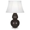Настольная лампа Robert Abbey Double Gourd 19" Table Lamp Coffee/Lucite