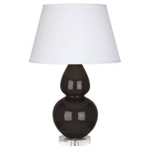 Настольная лампа Robert Abbey Double Gourd 19" Table Lamp Coffee/Lucite