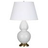 Настольная лампа Robert Abbey Double Gourd 19" Table Lamp Lily/Antique Brass