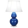 Настольная лампа Robert Abbey Double Gourd 19" Table Lamp Marine/Lucite