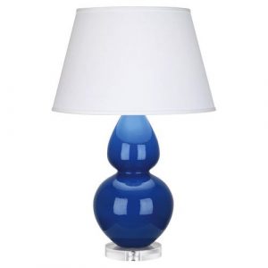 Настольная лампа Robert Abbey Double Gourd 19" Table Lamp Marine/Lucite