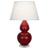 Настольная лампа Robert Abbey Double Gourd 19" Table Lamp Oxblood/Lucite