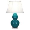 Настольная лампа Robert Abbey Double Gourd 19" Table Lamp Peacock/Lucite