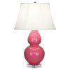 Настольная лампа Robert Abbey Double Gourd 19" Table Lamp Pink/Lucite