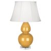 Настольная лампа Robert Abbey Double Gourd 19" Table Lamp Sunset/Lucite