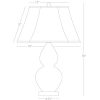 Настольная лампа Robert Abbey Double Gourd 19" Table Lamp Sunset/Lucite