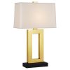 Настольная лампа Robert Abbey Doughnut 18" Table Lamp Brass