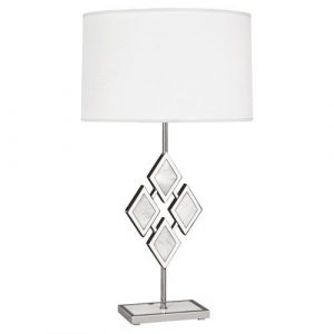 Настольная лампа Robert Abbey Edward Table Lamp Nickel/White
