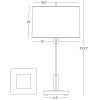 Настольная лампа Robert Abbey Empire 15" Table Lamp Brass
