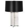 5" Table Lamp Alabaster/Nickel