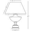 Настольная лампа Robert Abbey Freya Al Fresco Table Lamp Zinc