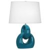 Настольная лампа Robert Abbey Fusion Table Lamp Peacock